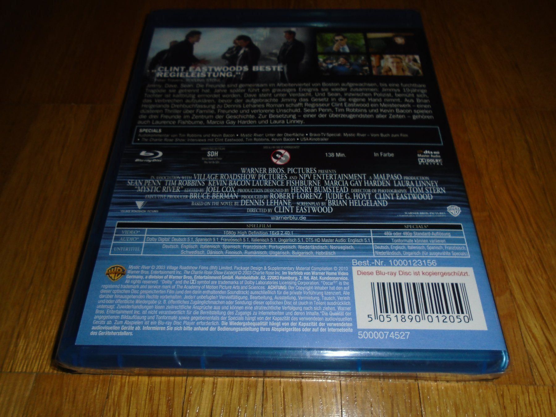 Alle DVDs: Mystic River - BLU RAY - UNCUT – Neu und originalverpackt aus Basel von havsok 1