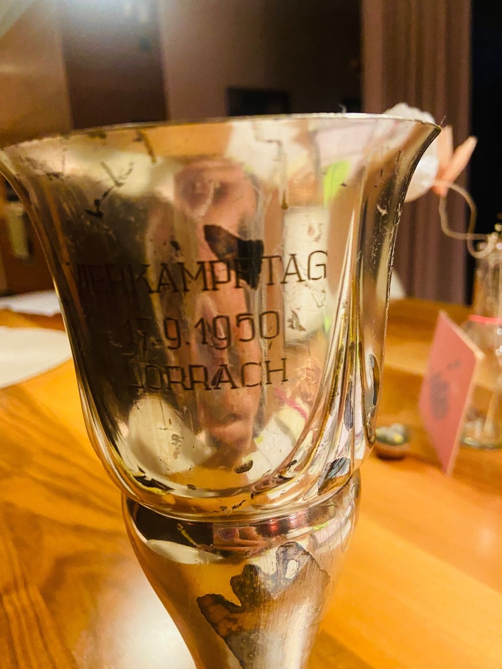 Altre raccolte & rarità: Pokal 1950 vierkampftag lörrach – Usato da Gipf-Oberfrick venduto da Iberico 2