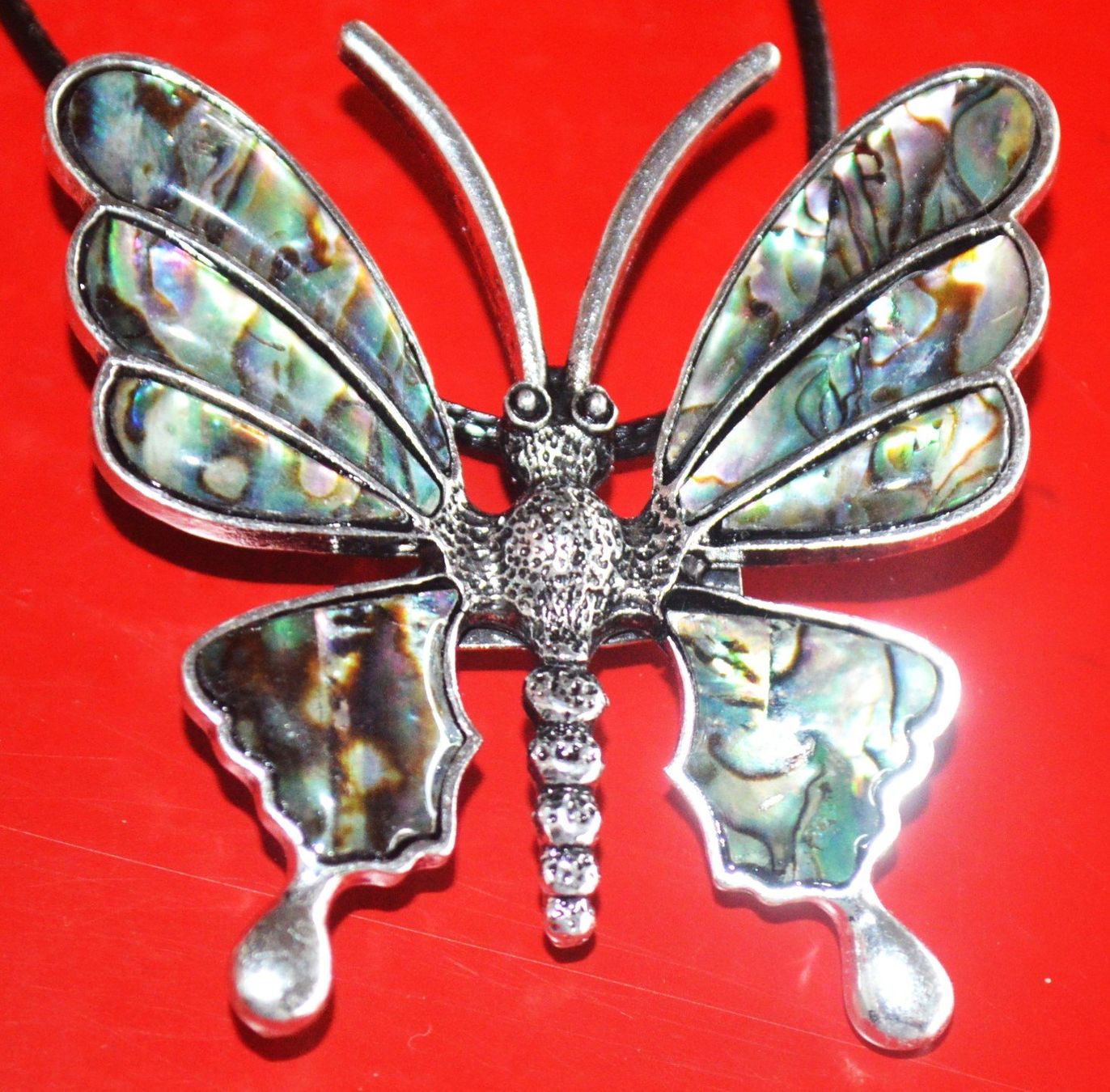 Spille & Fermagli: Brosche oder Halskette K-659 – Schmetterling Perlmutter –5x5 – Nuovo e nell'imballaggio originale da Goldiwil (Thun) venduto da han_v5b7 1