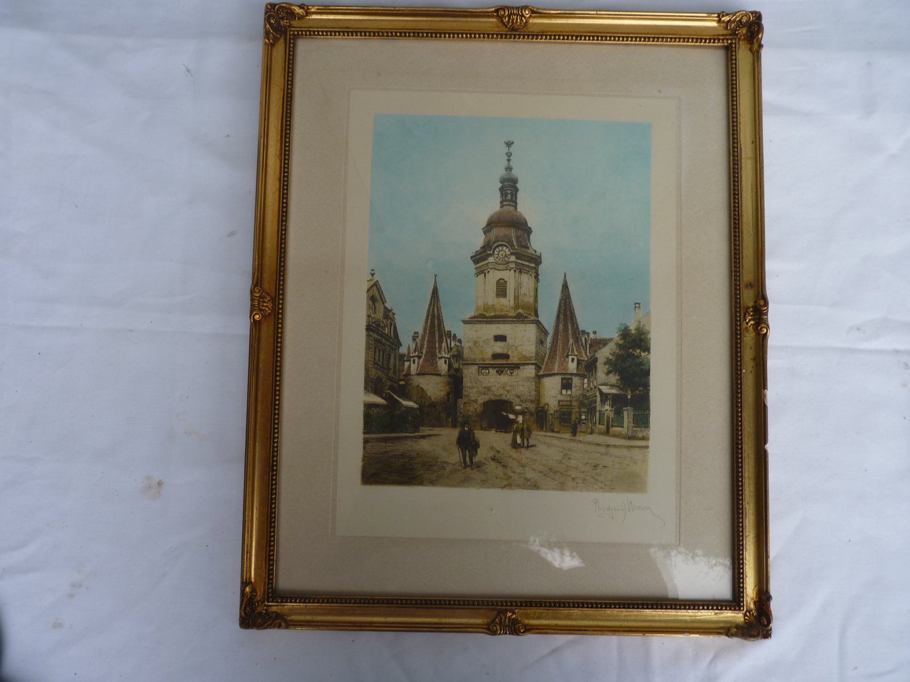 Incisioni: Stahlstich Richard Moser 36x44cm – Usato da Küsnacht ZH venduto da zoliboli01