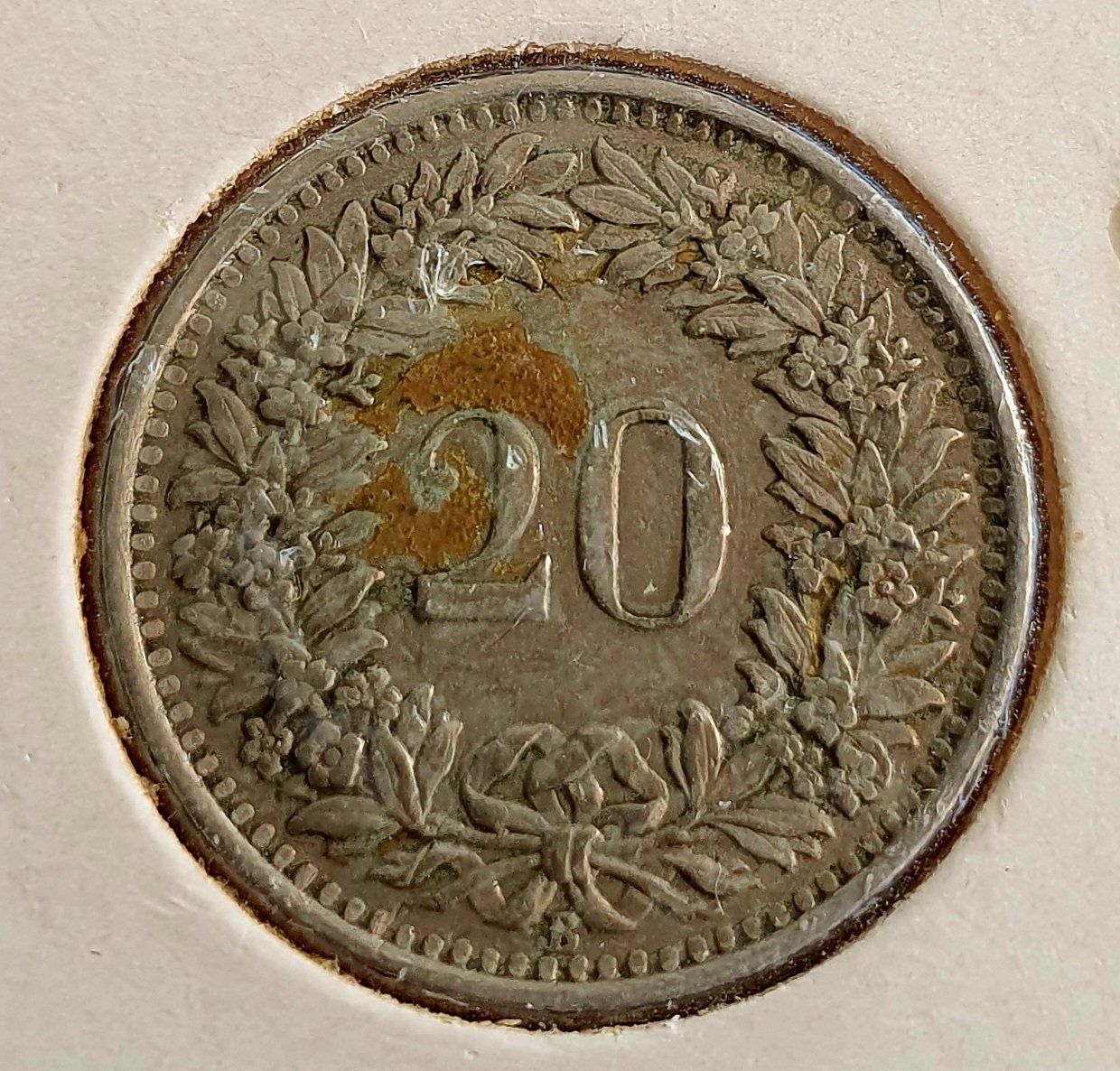 Tutti le monete: 20 Rp.1944 geschlossene 4 – Usato da Egerkingen venduto da Acc1 1