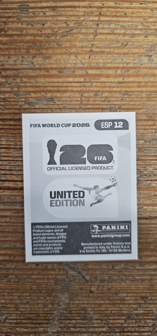 Panini Carte collezionabili: Fifa World Cup Panini ESP 12 – Nuovo e nell'imballaggio originale da Biel VS venduto da volcom8702 1
