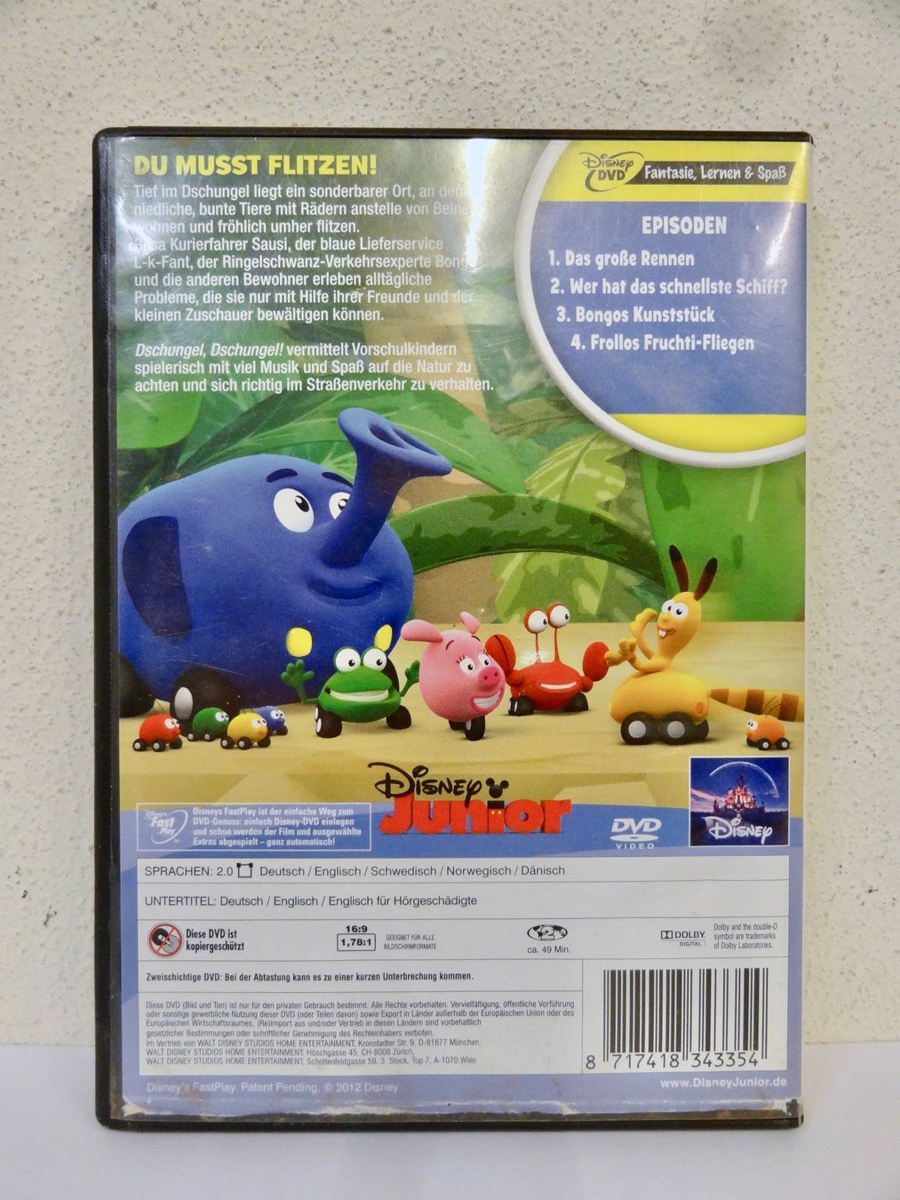 Tutti i DVDs: DVD - DISNEY JUNIOR - DSCHUNGEL DSCHUNGEL VOL 1 – Usato da Kerzers venduto da wisaundso 1