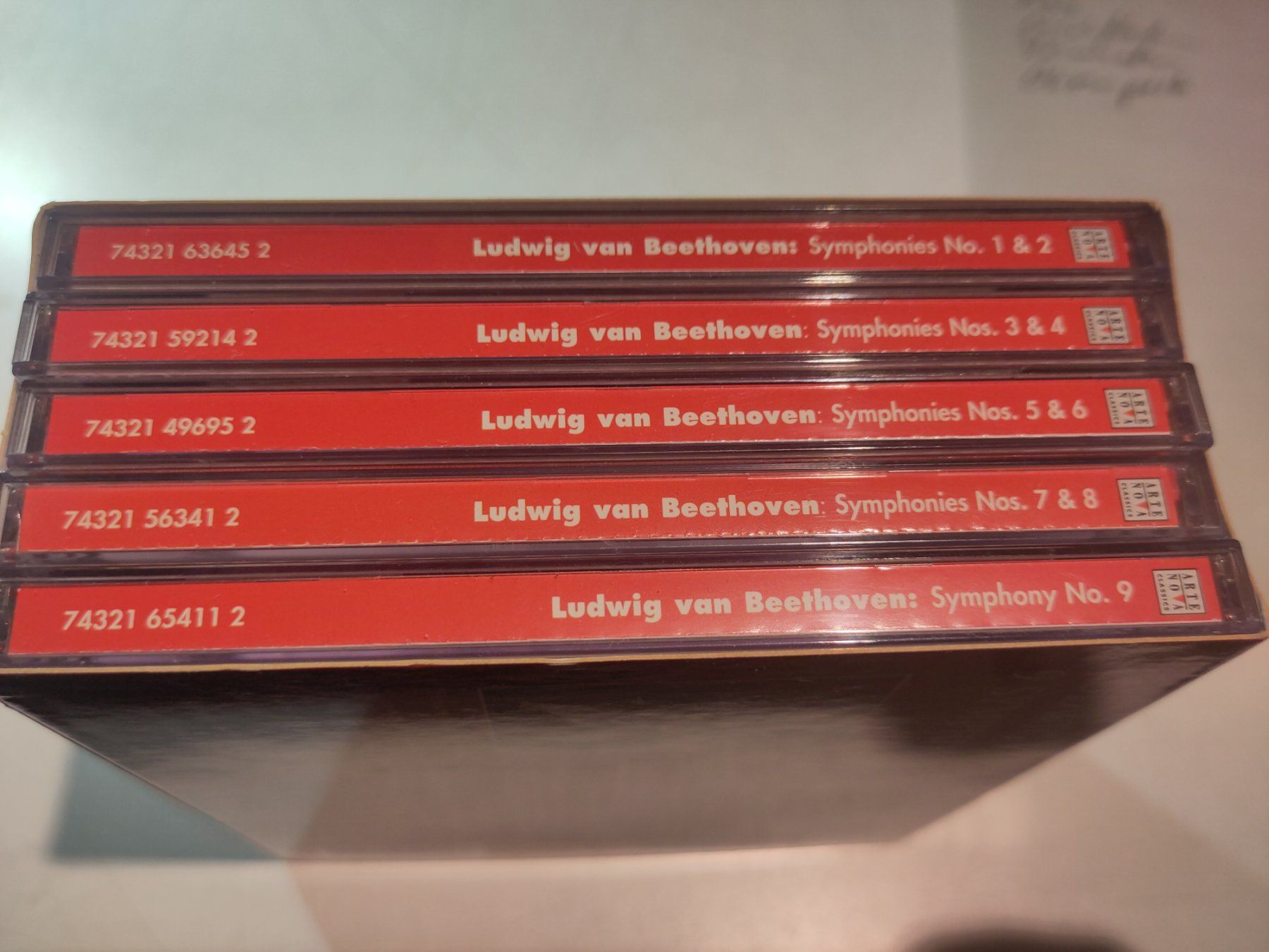 CD: Beethoven 9 Symphonien – Nuovo e nell'imballaggio originale da Aarwangen venduto da Riverman 2