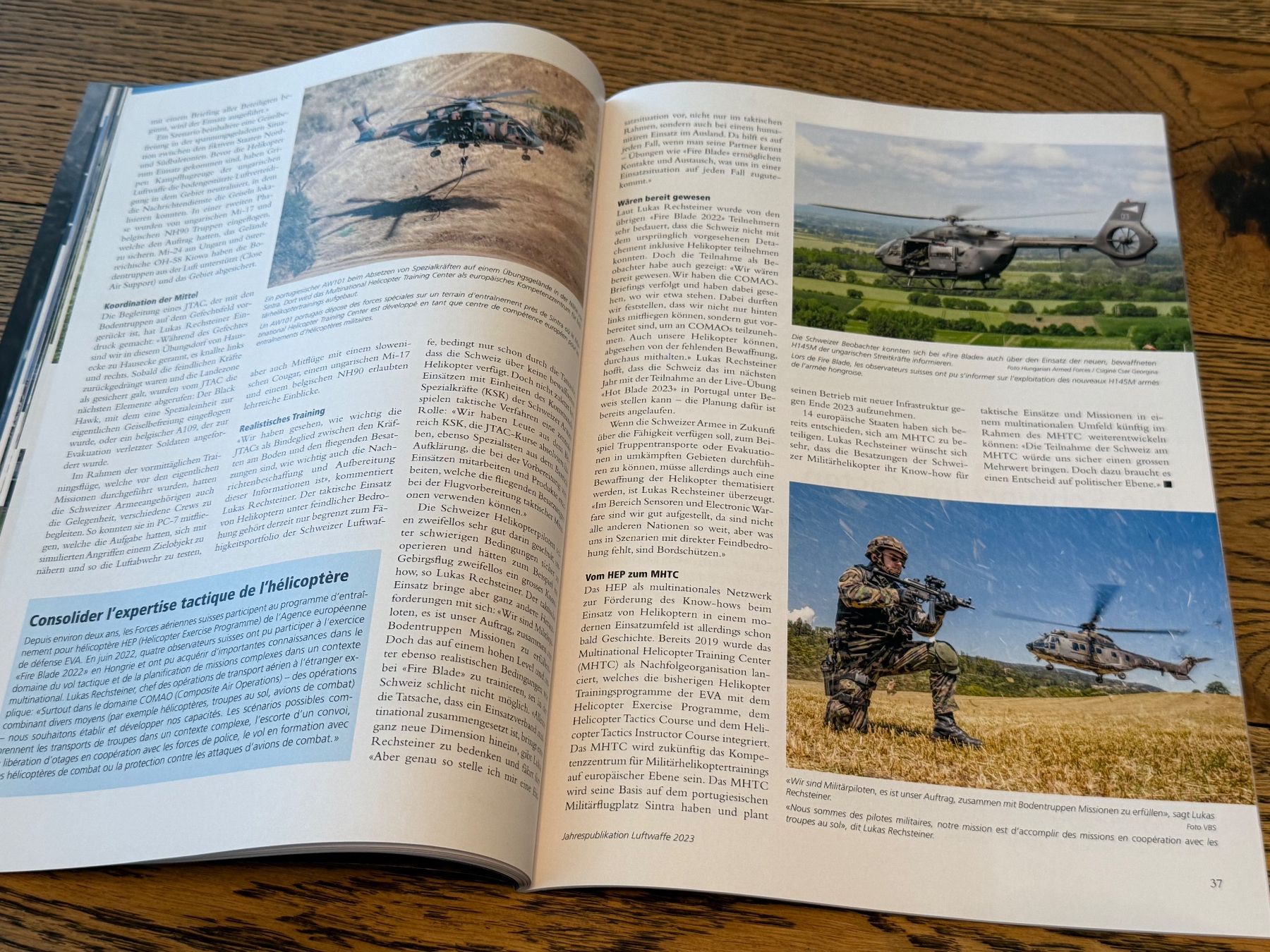 Zeitschriften & Magazine: Jahrespublikation 2023 Schweizer Luftwaffe - Schweizer Armee – Gebraucht aus Brütten von Hst1 7