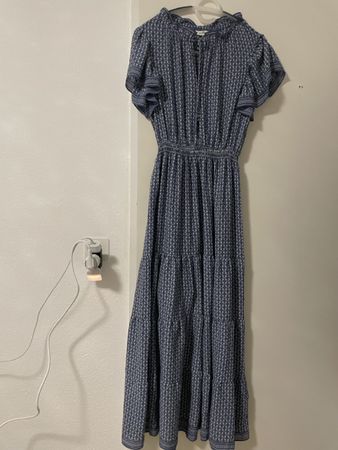 Elegantes Sommerkleid mit Muster, Grösse XS- Top Zustand!