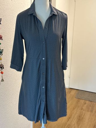 3/4 - Arm Kleid anthrazit von Chervo Gr. 36  mit Dry-Matic