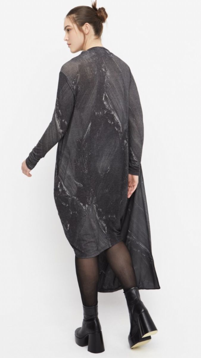 Kleider: Robe OZAI N KU, taille S, viscose, grise anthracite – Neu und originalverpackt aus Morges von sandy069 7