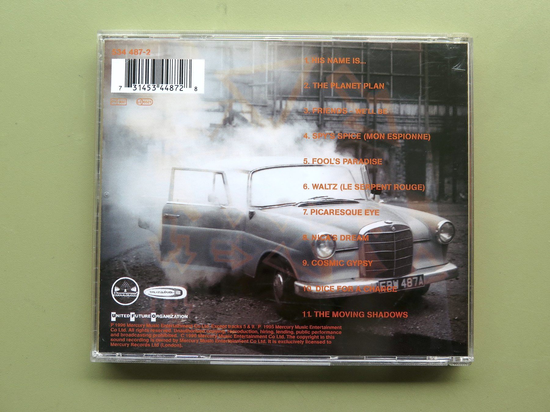 CD: (p) CD UNITED FUTURE ORGANIZATION: 3d Perspective, 1996 – Usato da Bern venduto da Balzamico 1