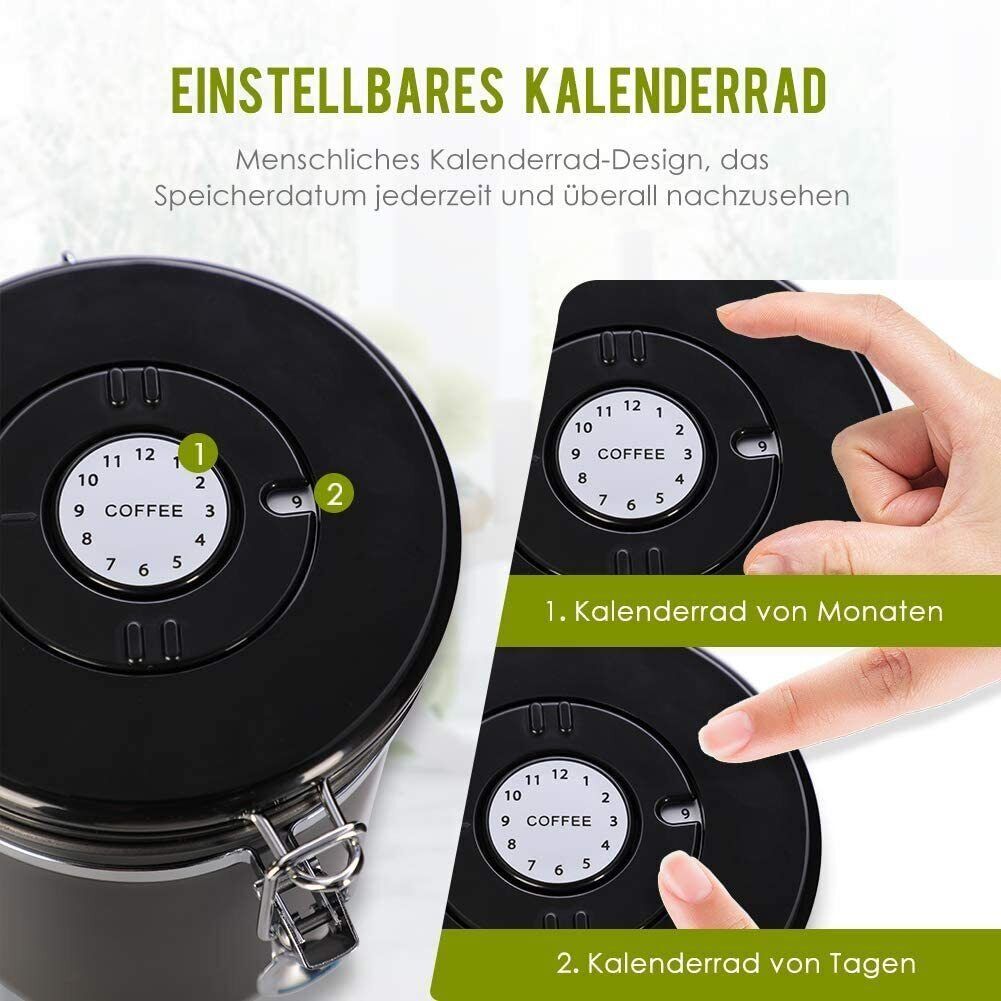 Küchengeräte: Kaffeedose Kalenderblatt Messlöffel 1.8l weiss – Neu (gemäss Beschreibung) aus Kirchdorf AG von Apost008 3