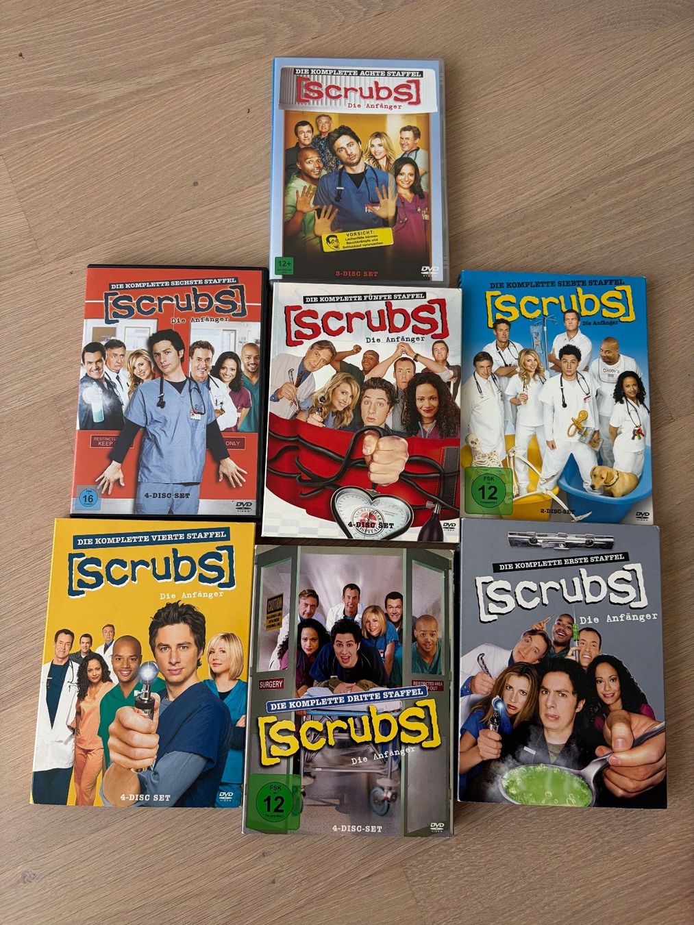 Alle DVDs: Scrubs - verschiedene Staffeln - DVD – Gebraucht aus Basel von Gunther_Welten