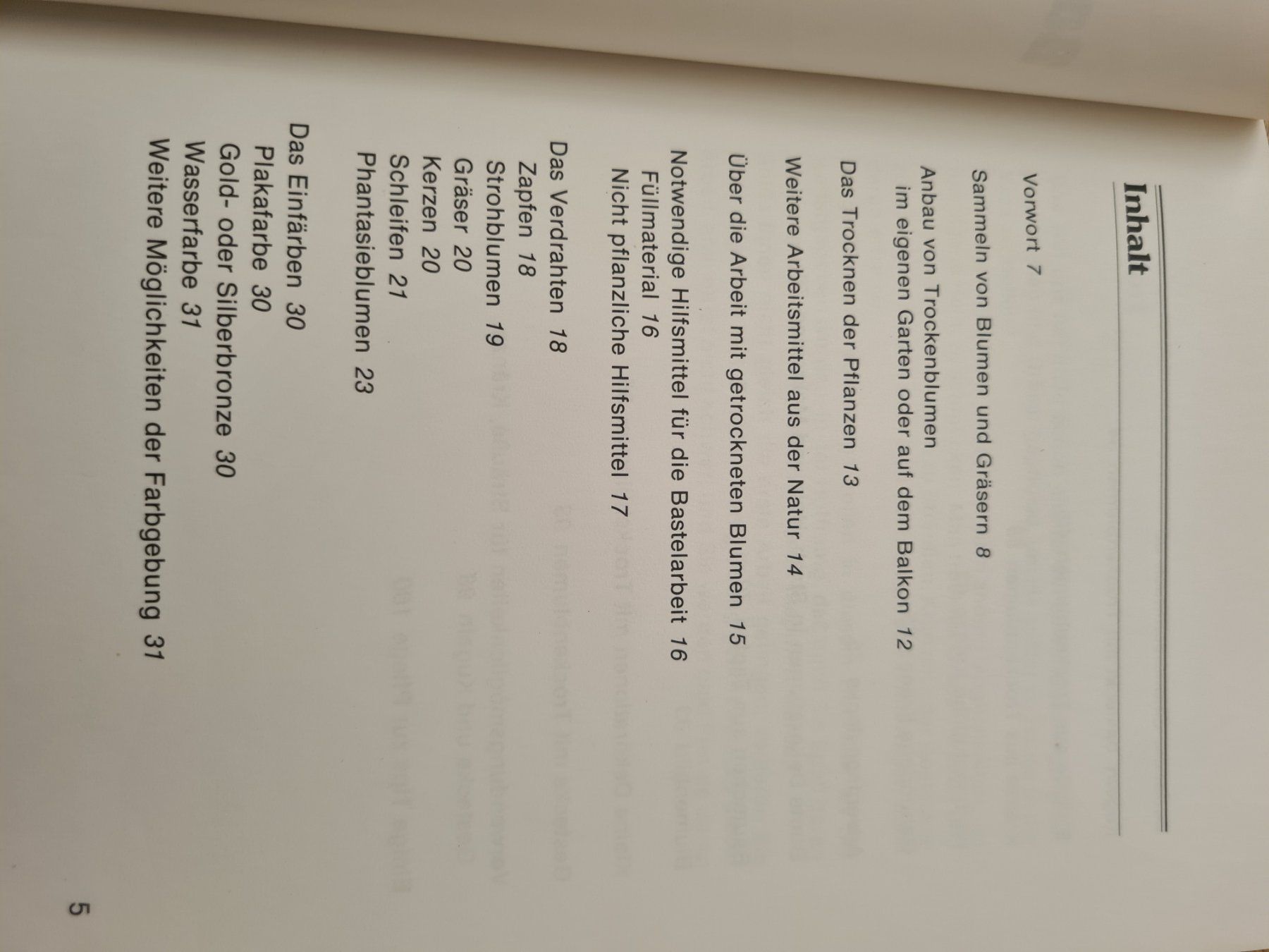 Libri: Basteln mit getrockneten Blumen und Gräsern Buch – Usato da Langenthal venduto da Polarisstern 4