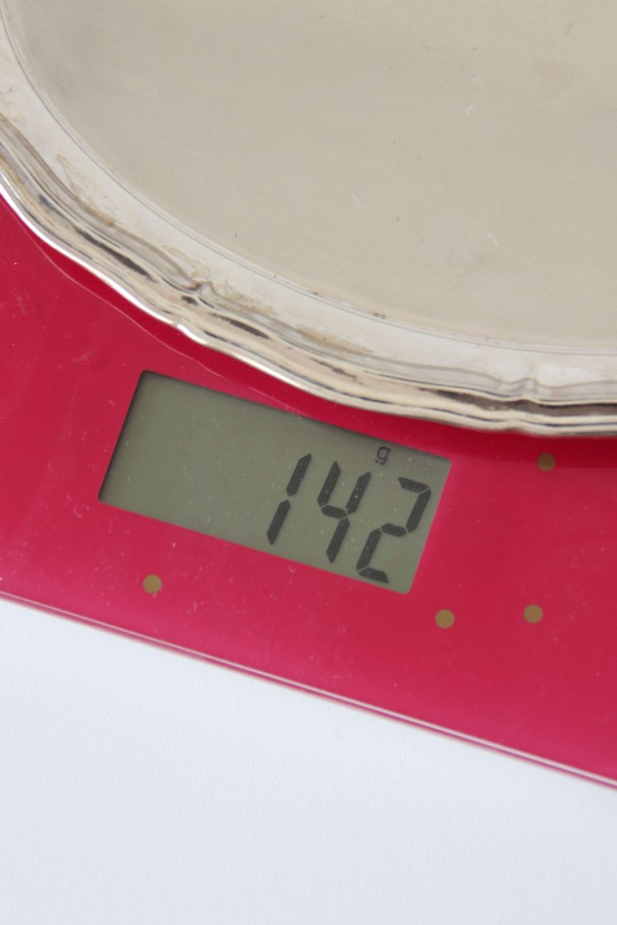 Statuette: Tablett 800 Silber / Singel Kaffeetablett von Lutz & Weiss – Usato da Merlischachen venduto da sammlerstueck 5