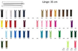35 cm *** Jacken Reissverschluss - teilbar