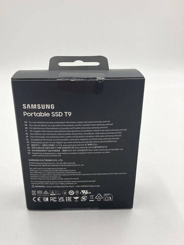 Samsung Dischi rigidi: SAMSUNG | T9 | Portable SSD | 2TB | Schwarz – Usato da Wittenbach venduto da Restwert_St-Gallen 1