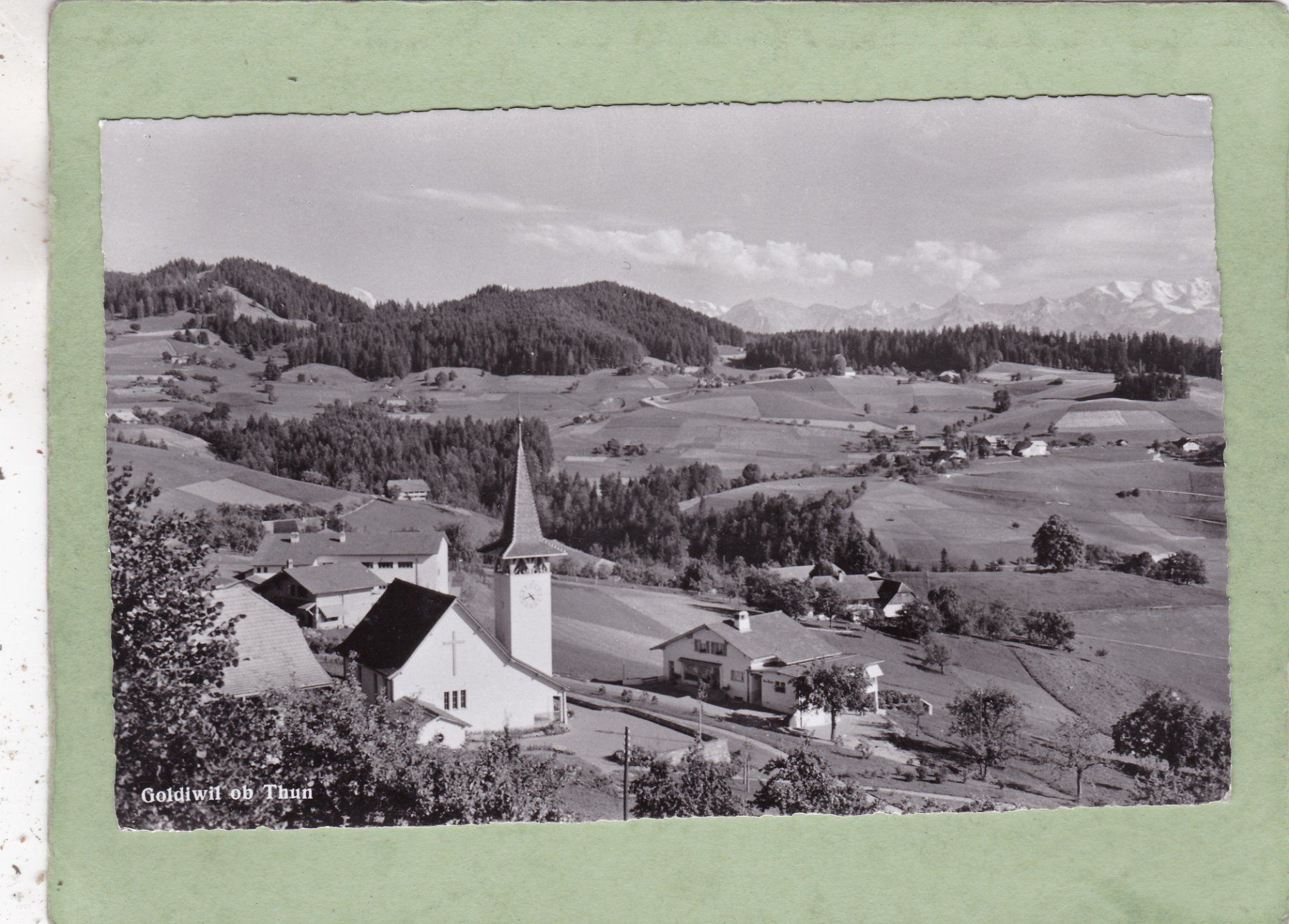 Ansichtskarten: Goldiwil ob Thun – Gebraucht aus Herisau von Lisegrat2008