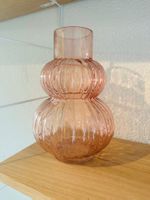 Schöne Rosa Glasvase 26cm