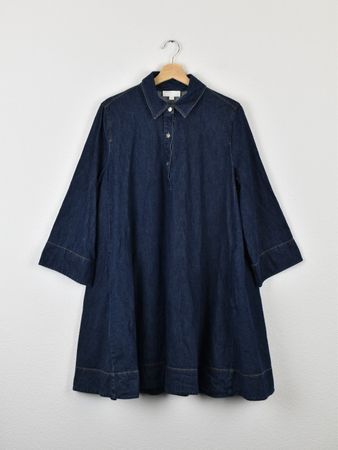COS Hemdkleid, Jeans, A-Linie, Gr.38