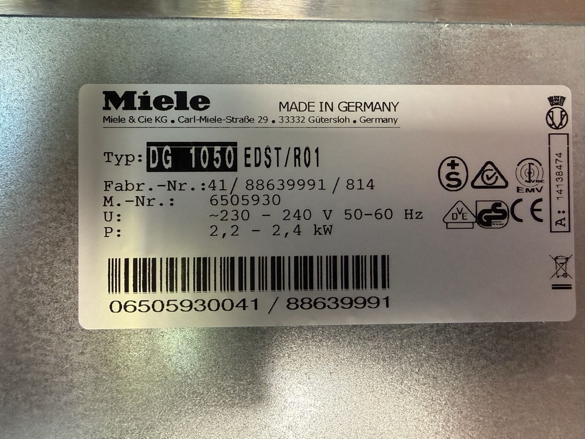 Miele Elettrodomestici da cucina: Steamer Miele – Usato da Bonstetten venduto da zoenevia 2