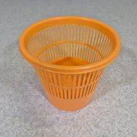 Vintage 1970 Papierkorb Waste Basket Korb Abfalleimer