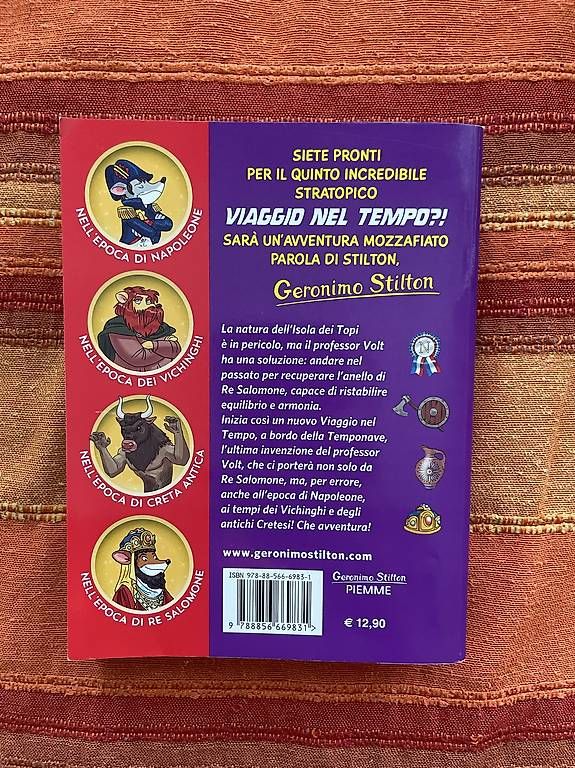 Libri: Viaggio nel tempo 5 - Geronimo Stilton – Usato da Giebenach venduto da Flaz78 1