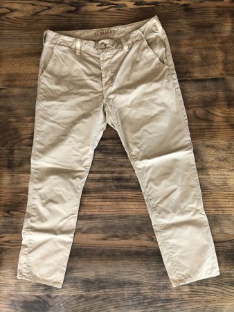 J Brand Chino Hose, Beige, Grösse 28, Baumwolle