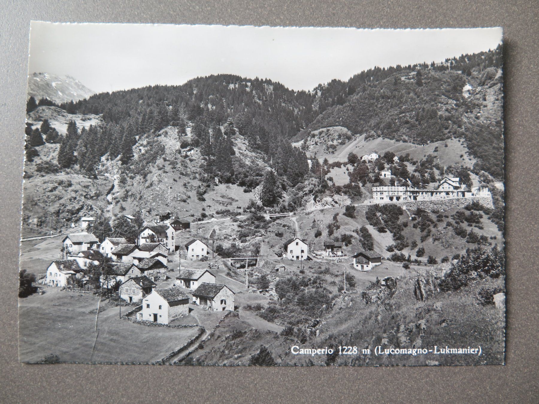 Cartoline postali: CAMPERIO - LUCOMAGNO - LUKMANIER – Usato da Wittenbach venduto da lipasal