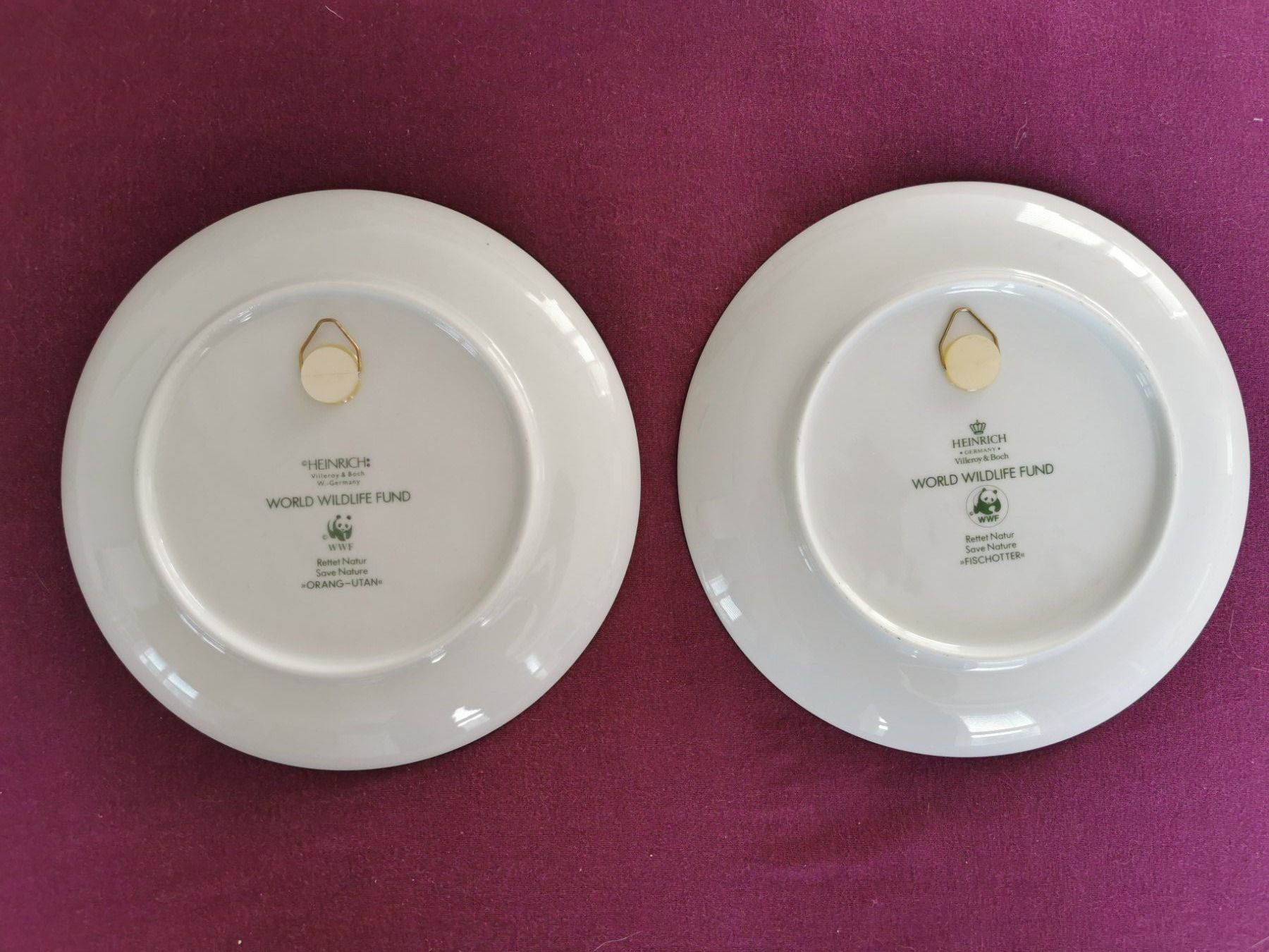 Villeroy & Boch Teller: 2 WWF Sammelteller: "Otter" und "Orang-Utan" – Neu (gemäss Beschreibung) aus Gockhausen von Porcini56 1