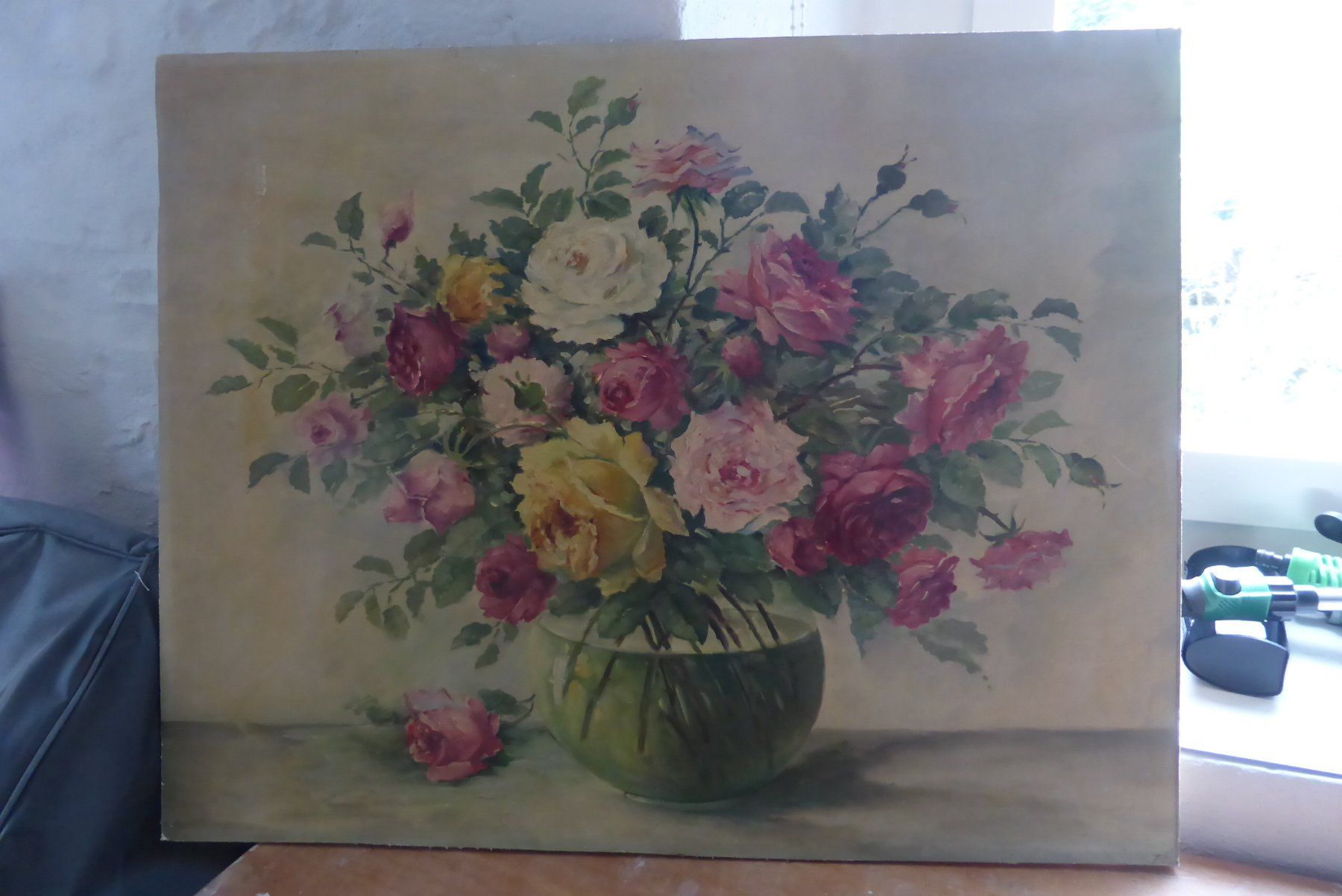 Dipinti: Oelbild  - Rosenstrauss – Usato da Brunnadern venduto da vapiano