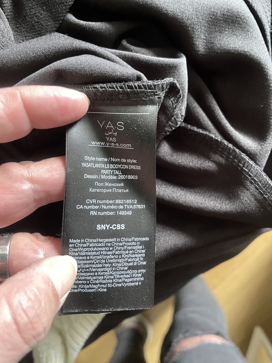 Zalando Kleider: Y.A.S. Kleid, schwarz, Grösse M, Figurbetont, Elegant – Neu (gemäss Beschreibung) aus Trimbach von Alessia75 5