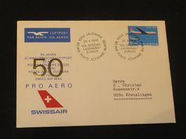 50 Jahre Schweizerische Luftpost 30.04.1969