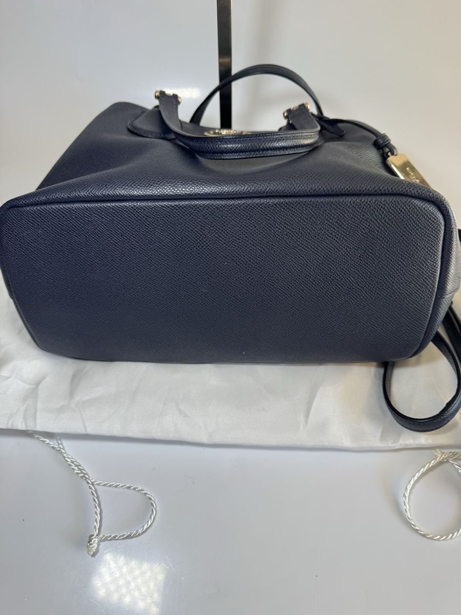 Coach Sacs femmes: Original Coach Handtasche Dunkelblau – D'occasion à Vionnaz par b_f_d_r_g 3