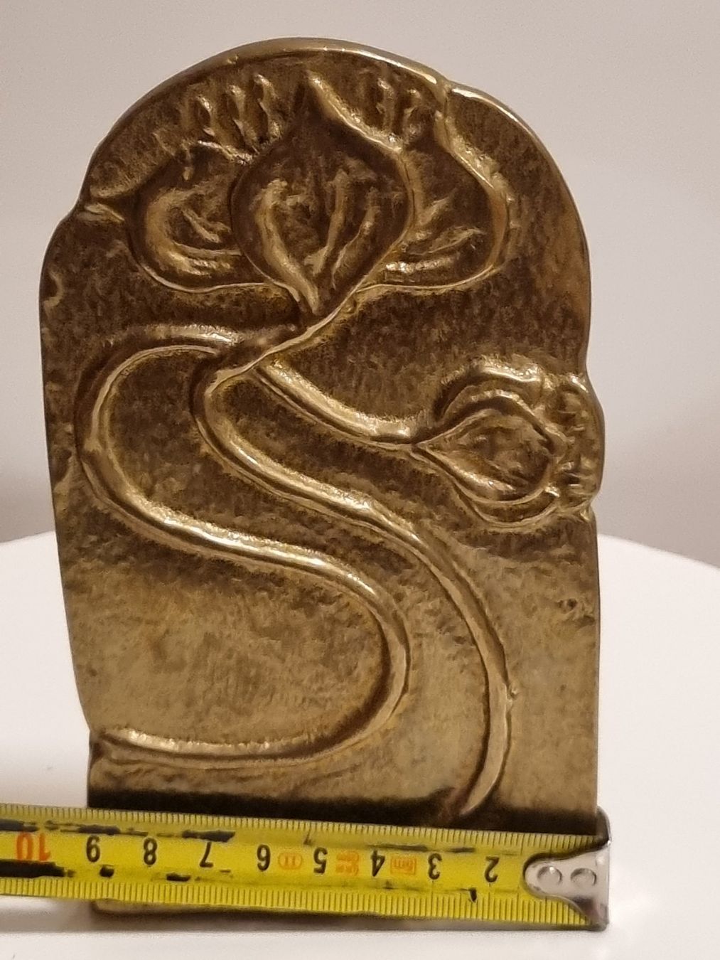 Sonstige Dekorationen & Accessoires: Antike Jugendstil Buchstütze Messing um 1900 – Gebraucht aus Scharnachtal von devin03 8
