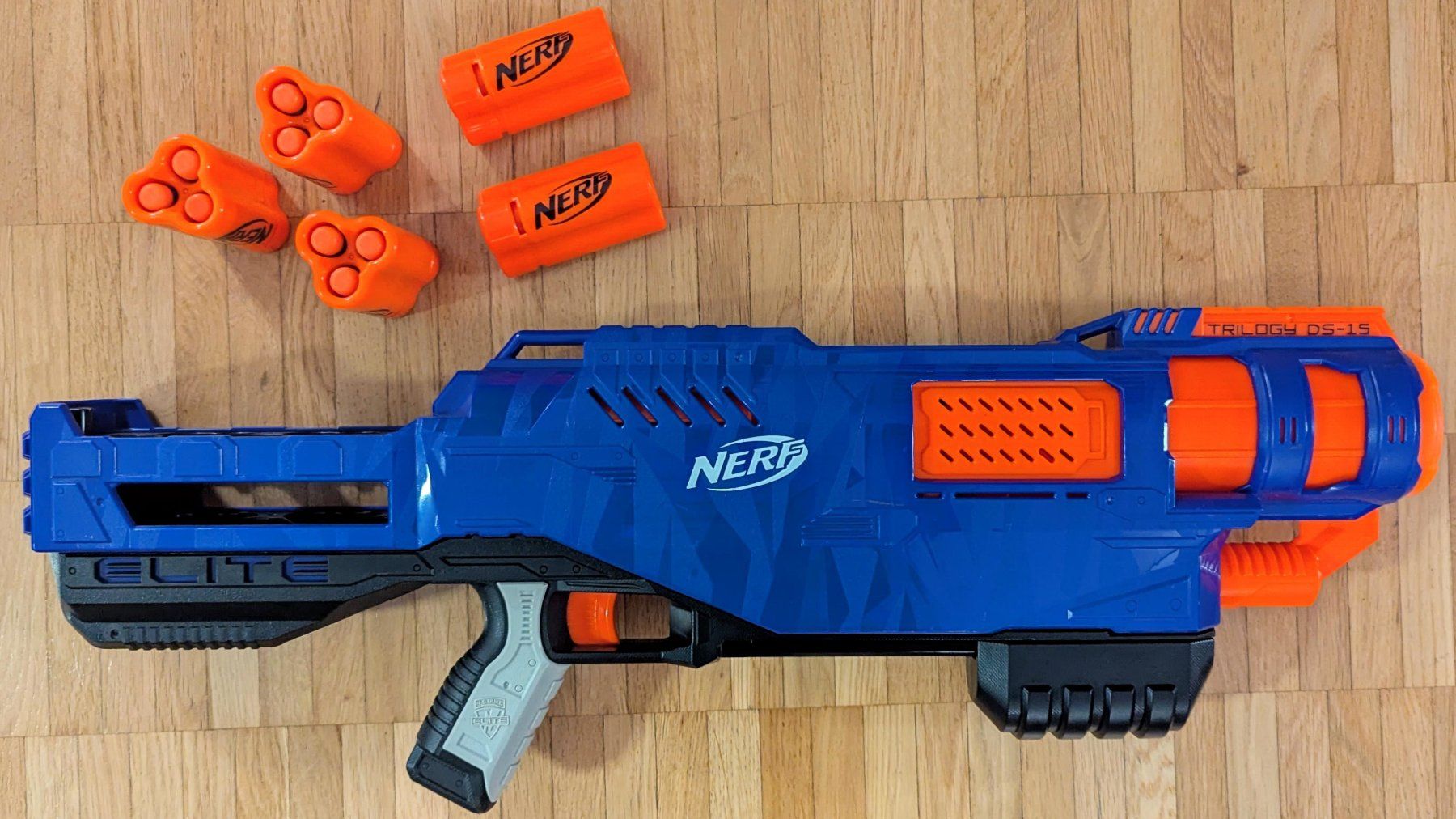 Nerf Jouets: Nerf Trilogy DS-15 + Modulus + Zubehör – D'occasion à Zürich par Pordox 1