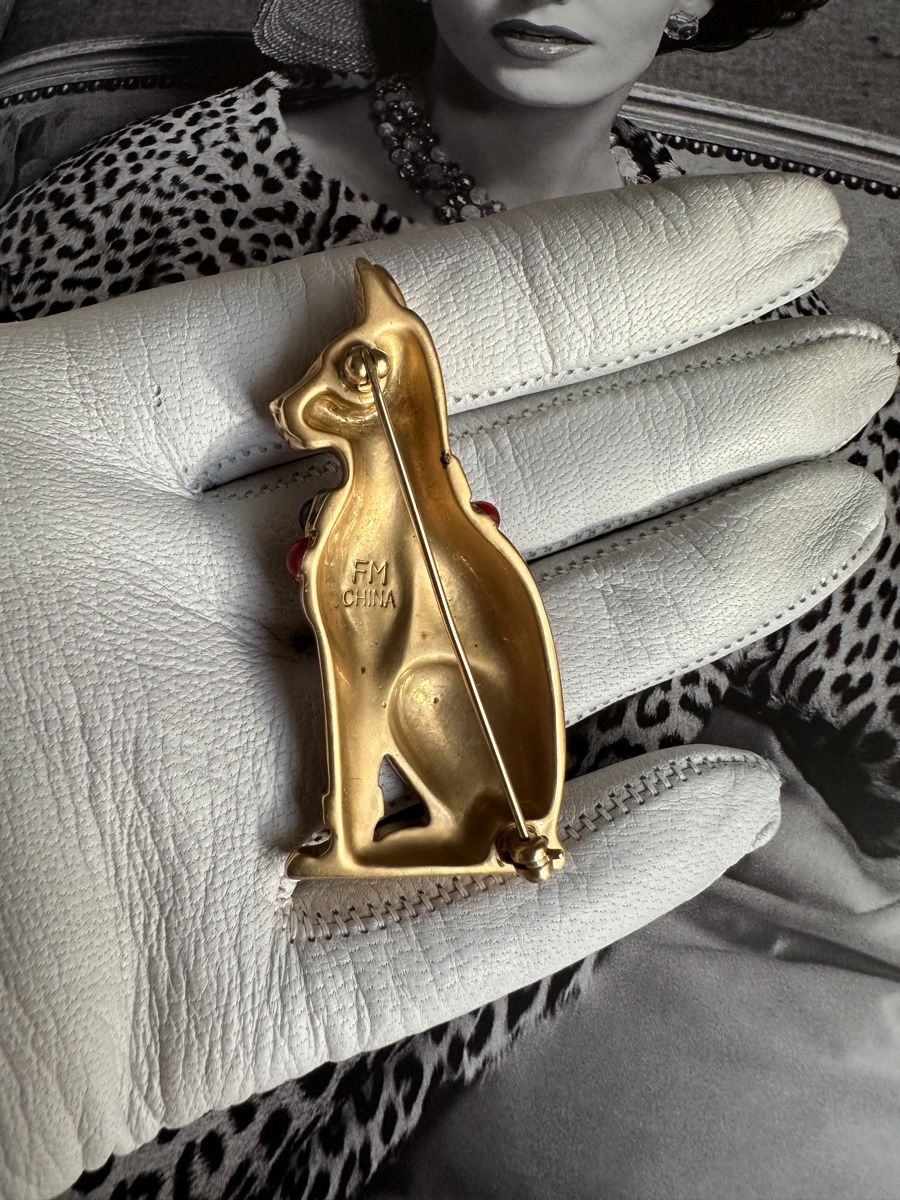 Spille & Fermagli: Franklin Mint Brosche Katze  vintage – Usato da Zollikon venduto da pan_8jtm 2