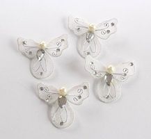 Tüllschmetterling silber oder gold