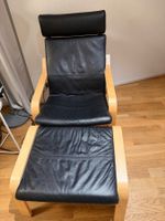 Ikea Stuhl mit Lederbezug