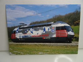 Postkarte SBB Re 460 022-7 Lok 2000 "100 Jahre TCS"