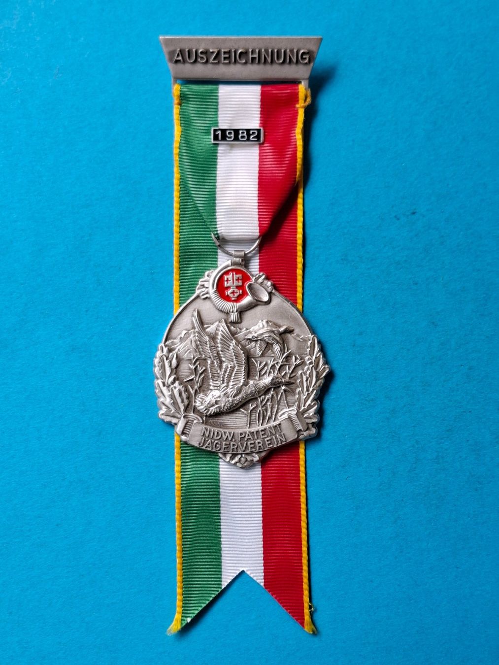 Medaglie: Nidwalden Jagd Jäger 1982 (u413) – Usato da Schwanden GL venduto da Suvorov 2
