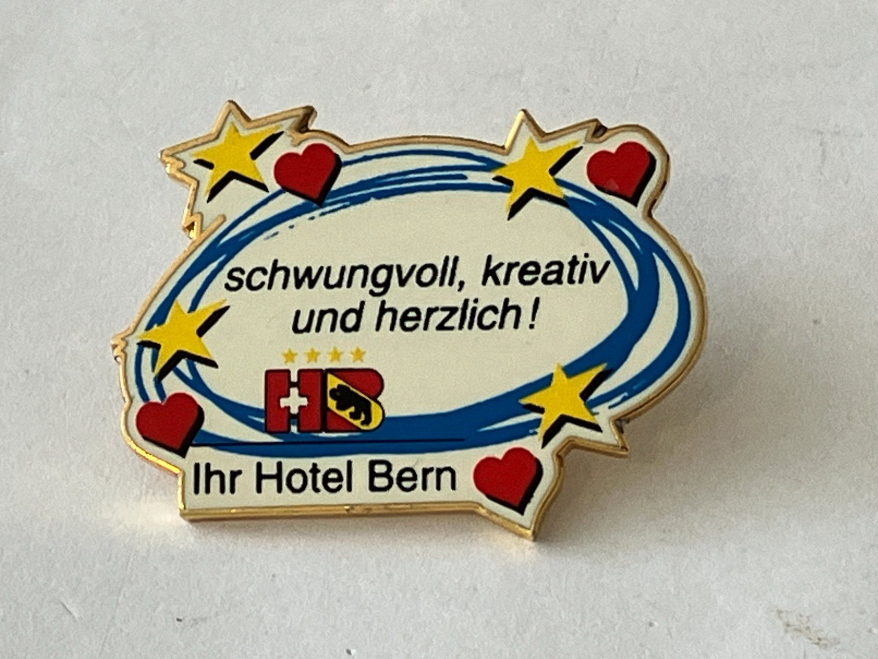Placchette & Badge: 1 Pin Hotel Bern – Usato da Basel venduto da djwwpp