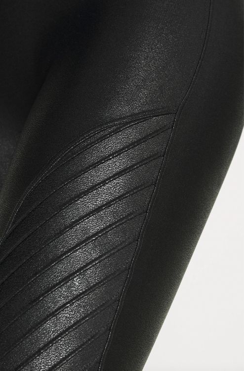 Spanx Faux Leather Motorcycle Leggings