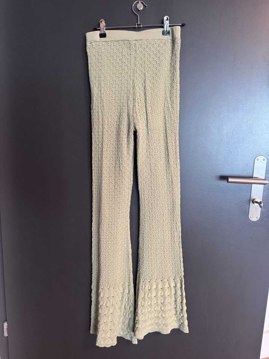 Sandro Pantaloni: Sandro - Pointelle Knit Trousers size 1 – Usato da Rüschlikon venduto da del_f9xw 6