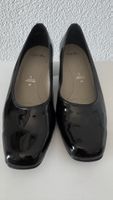 Ballerina Lackleder schwarz Gr 38