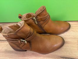 Pikolinos Damen Leder Stiefeletten Braun / Gr. 35 NEU