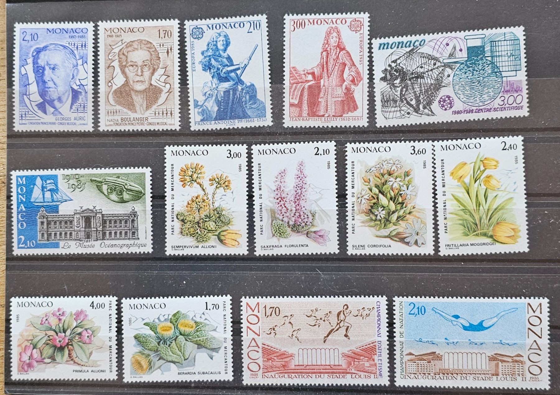 Tutti i francobolli: MONACO timbres neufs ** 1985 – Nuovo (secondo la descrizione) da Les Valettes venduto da Nuba1
