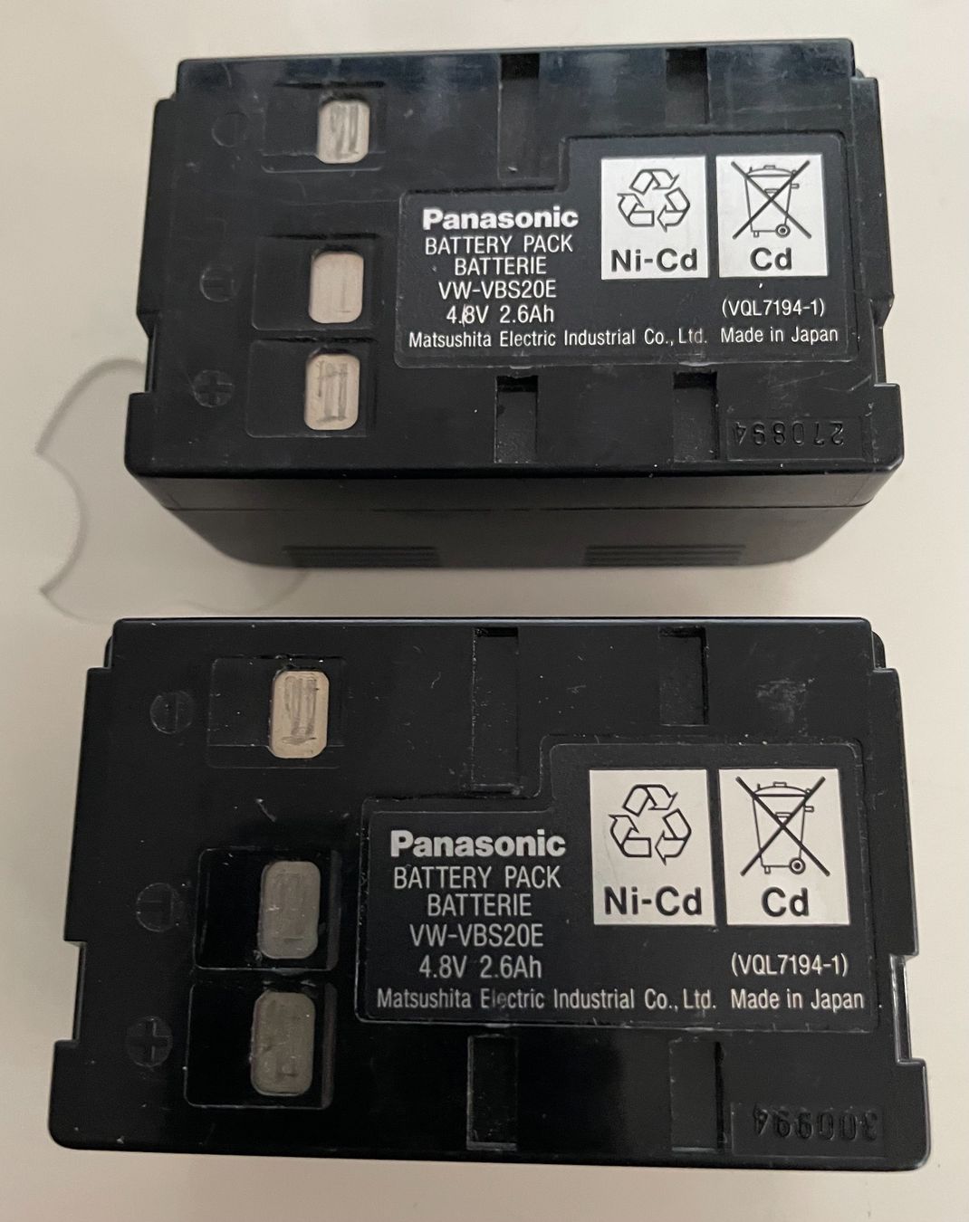 Panasonic Batterie: Panasonic  Battery pack Akku – Usato da Riehen venduto da Lord7M7 4