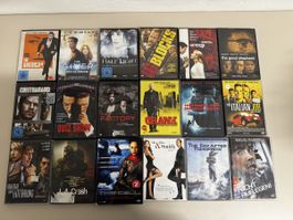 DVD Konvolut 18 Stück Action Thriller Filme guter Zustand