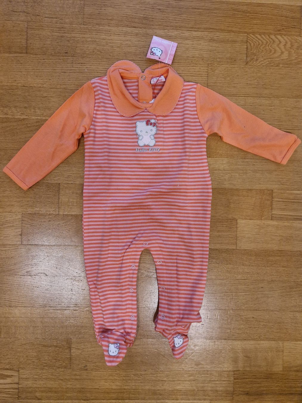 Pigiama & Simili: Pyjama bébé Hello Kitty orange rayé 80 neuf – Nuovo (secondo la descrizione) da Penthaz venduto da Sosotroc