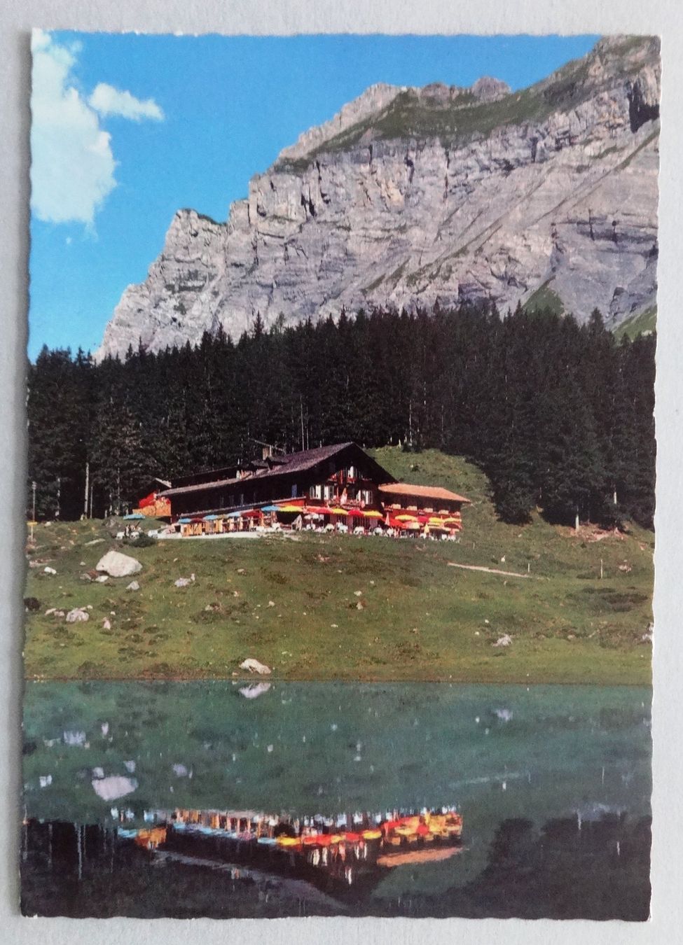Ansichtskarten: Hotel Oeschinensee b. Kandersteg – Gebraucht aus Fétigny von Billy2miny