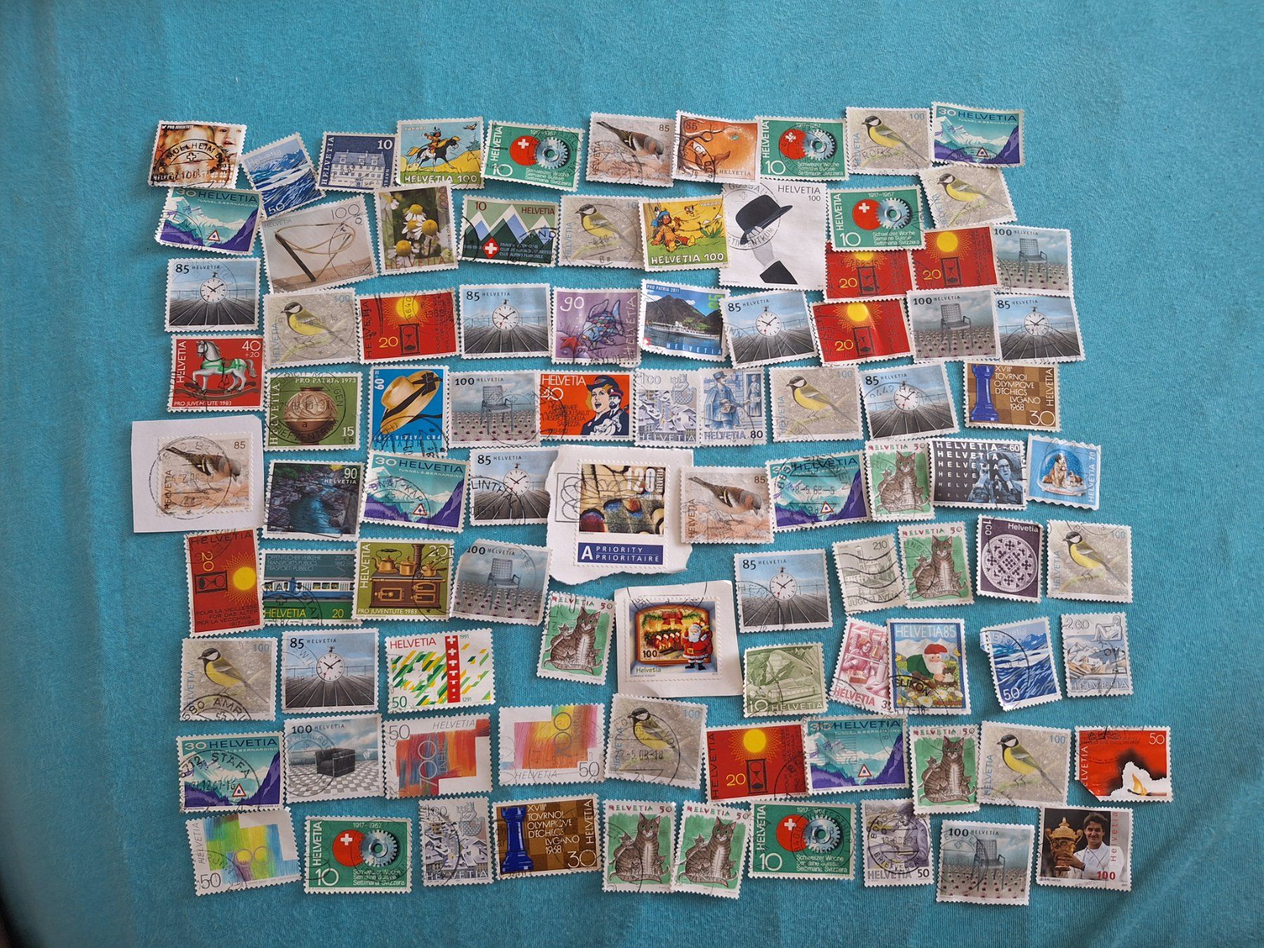 Tutti i francobolli: Briefmarken Sammlung, Schweiz, viele Sujets – Usato da Volketswil venduto da nibin99 3